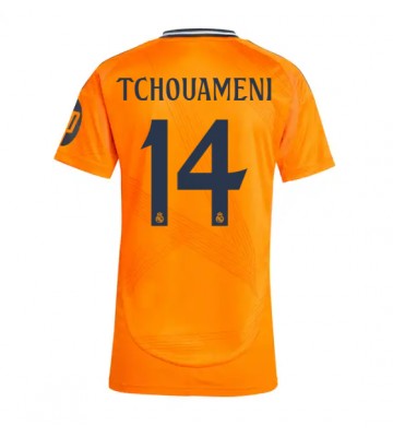 Real Madrid Aurelien Tchouameni #14 Replika Udebanetrøje Dame 2024-25 Kortærmet